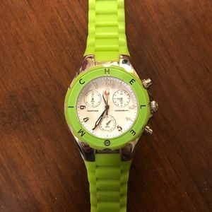 Michele Watch - lime green